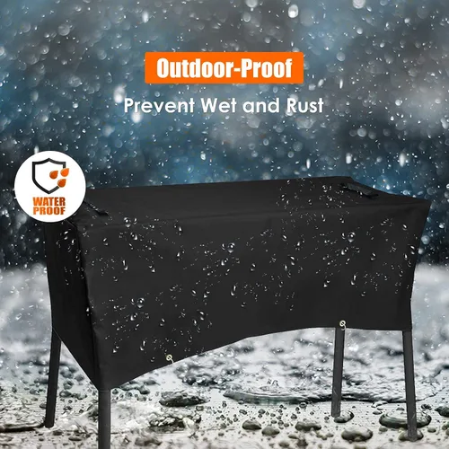 Miniatura 2 de Grisun Cubierta de patio para estufas Camp Chef de 3 quemadores, impermeable, antidecoloración, funda de estufa de 3 quemadores para PRO90, PRO90X