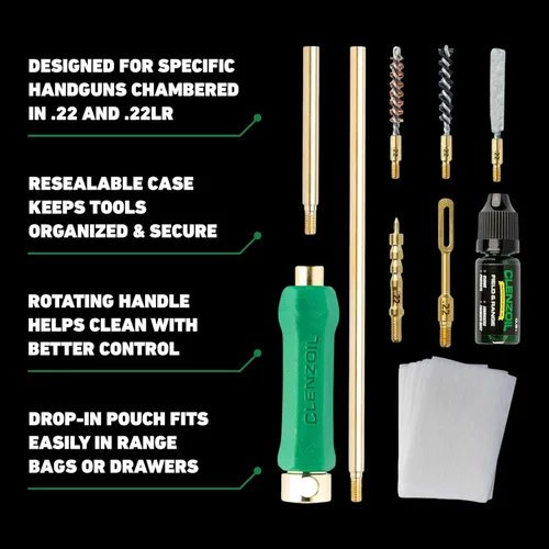 Miniatura 5 de CLENZOIL Field & Range Pistol Basics Cleaning Kit Complete Handgun Cleaning Set
