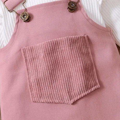 Miniatura 5 de PATPAT Baby Girl Christmas Outfits Skirts Set Xmas Clothes My 1st Christmas Romper TopSuspender SkirtHeadband 0-18 Months