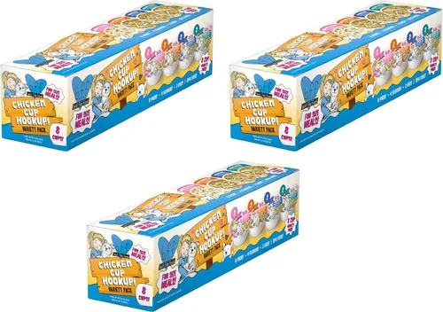 Miniatura 10 de Weruva Best Fido Friend - Comidas de tamaño divertido para perros, paquete variado de conexión de taza de pollo, taza de 2.75 onzas, paquete de 8