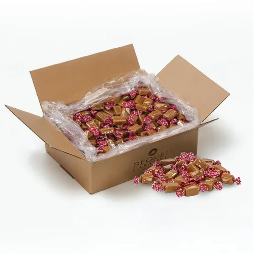 Miniatura 12 de Béquet Caramel - Clásico - Caramelo envuelto individualmente - Caramelo gourmet - Hecho en Montana - Kosher (Estrella D) y sin gluten - Bolsa