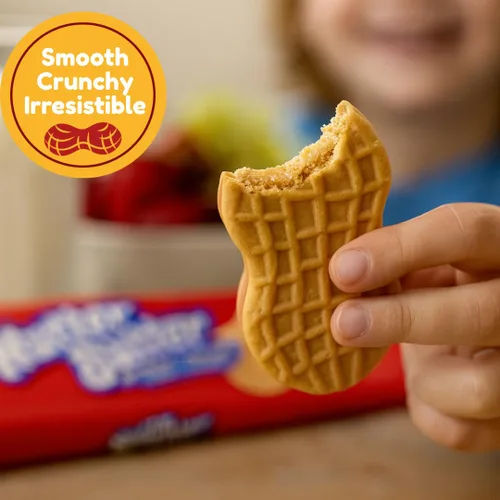 Miniatura 5 de Nutter Butter Cookies – Galletas clásicas de sándwich de mantequilla de maní, paquete de 24 – Paquetes individuales para los amantes