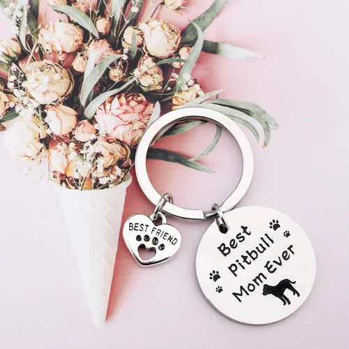 Miniatura 6 de FUSTMW - Llavero para perro con diseño de perro