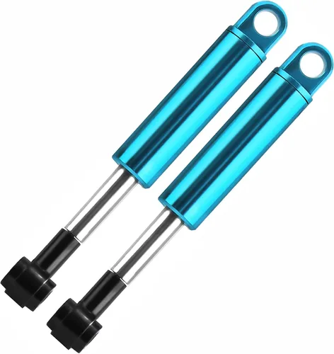 Miniatura 8 de Amortiguador de choque RC para camión RC 1/14 para camión Tamiya Remolque Piezas de actualización Amortiguador de suspensión (plateado)