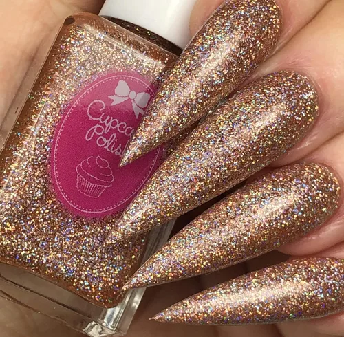 Miniatura 4 de Beauty is Everywhere - Esmalte de uñas con purpurina Nude Holo de Cupcake Polish