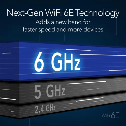 Miniatura 3 de NETGEAR Router WiFi 6E de cuatro bandas Orbi (RBRE960), características de seguridad, velocidad de hasta 10 Gbps, cubre hasta 3,000 pies cuadrados