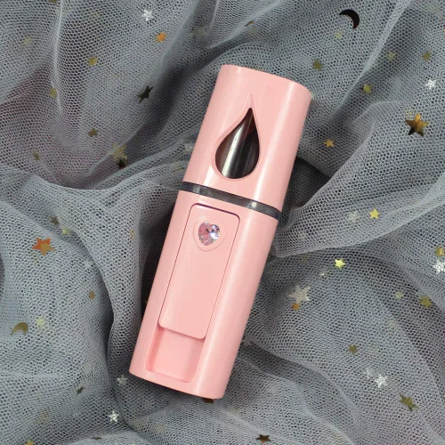 Miniatura 7 de Vaporizador Facial Portátil Nano Mini Atomizador Facial para Atomización de Extensiones de Pestañas con Espejo y Tanque de Agua Visual de 20ml