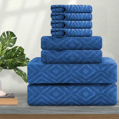 Miniatura 28 de Ferdilan - Juego de 4 toallas de baño grandes de 35 x 70 pulgadas, 600 GSM, ultra suaves y absorbentes, para silla de baño, color negro, toallas