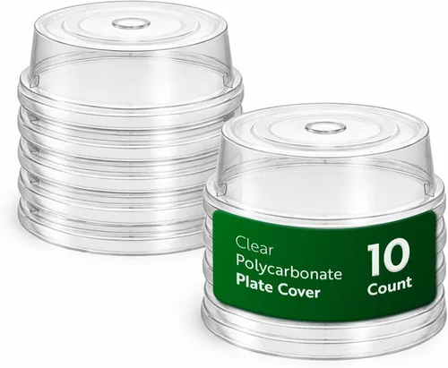 Miniatura 9 de Restaurantware Cater Tek - Cubierta de placa de policarbonato de 8.5 pulgadas, 1 cubierta de plato inastillable, lavable en lavavajillas para platos