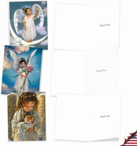Miniatura 4 de The Best Card Company - 10 notas de agradecimiento en caja con sobres, varios artículos de papelería para decir gracias para hombres y mujeres