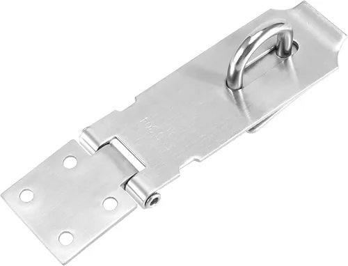 Miniatura 5 de SINJEUN Paquete de 8 cerraduras de cerrojo de puerta de 4 pulgadas, 0.079 pulgadas de grosor, cerraduras de acero inoxidable 201, cierre