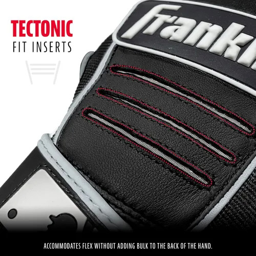 Miniatura 3 de Franklin Sports MLB - Guantes de bateo de béisbol CFX Pro para jóvenes y adultos, béisbol + sóftbol, varios tamaños +