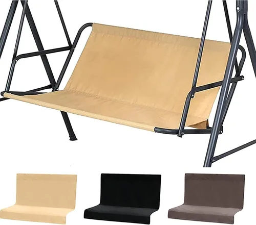 Funda de cojín para columpio, funda de repuesto para asiento de columpio de 2 y 3 plazas, impermeable grueso 600D Oxford, funda de repuesto para