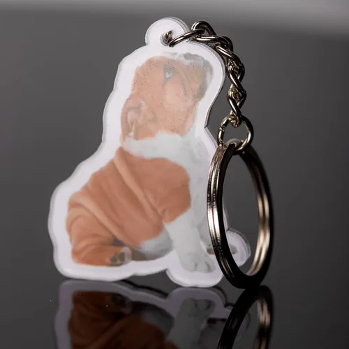 Miniatura 9 de Llavero acrílico personalizado con foto personalizada para amantes de la camioneta, accesorios de regalo para chicos de camioneta (acrílico)