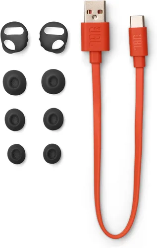 Miniatura 8 de JBL Endurance Race 2 - Auriculares deportivos inalámbricos impermeables (IP68) con 4 micrófonos para llamadas nítidas y claras, carga de velocidad