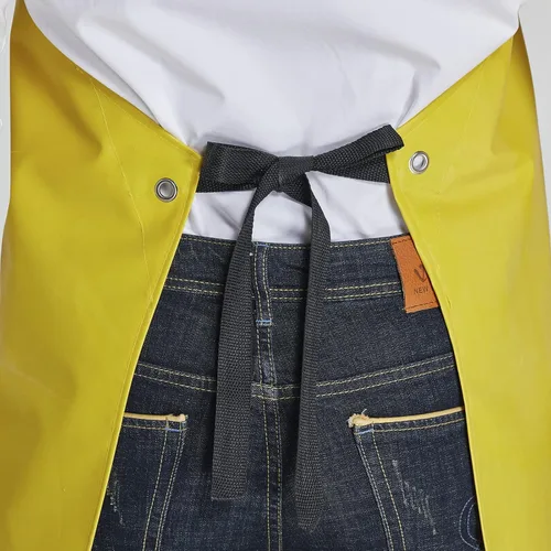 Miniatura 7 de Delantal de goma impermeable para carnicero resistente al aceite resistente a los productos químicos delantales de seguridad para limpiar peces