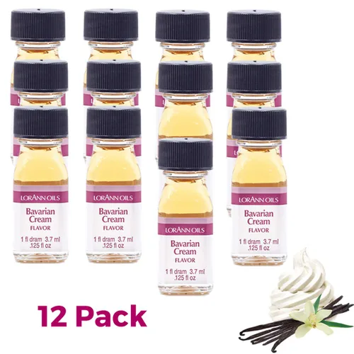 Miniatura 2 de LorAnn Bavarian Cream SS Flavor Flavor, 1 botella de dram (0.0125 fl oz - 0.1 fl oz - 1 cucharadita) - 12