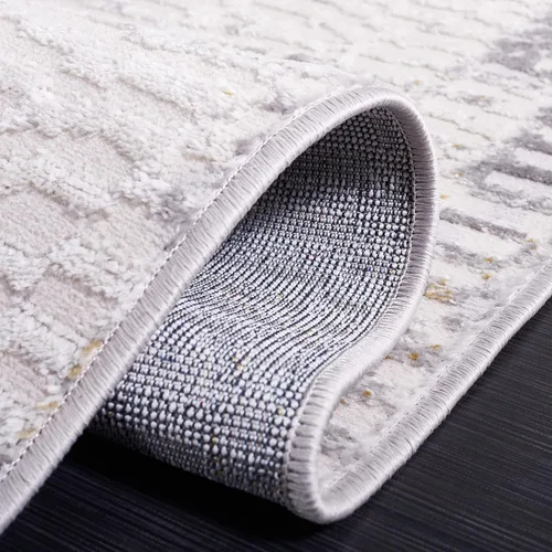 Miniatura 6 de SAFAVIEH Palma Collection - Alfombra de pasillo, 2 pies 2 pulgadas x 9 pies, color beige y gris, diseño geométrico, ideal para zonas de alto tráfico