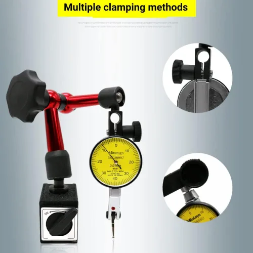Miniatura 3 de Soporte de base magnética ajustable para herramientas de precisión de indicador de dial