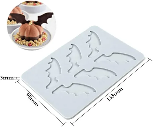 Miniatura 3 de Moldes de silicona 3D de hojas huecas para chocolate, molde de panal, abeja, caramelo, patrón de flores, molde para fondant, decoración de tartas
