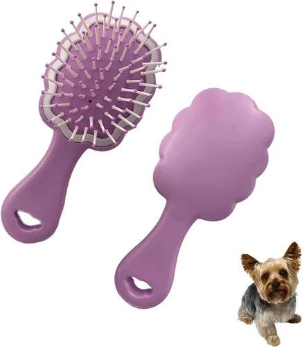 Miniatura 9 de Gentle Cloud - Cepillo de cojín de aire para perros pequeños con caja de regalo, apto para Yorkie, Shih Tzu, Pomerania, Maltipoo, maltés, caniche