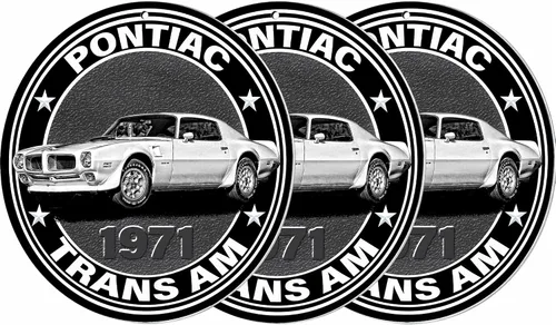 Miniatura 18 de Brotherhood Letreros de metal de metal con emblema de Trans Am de alto rendimiento, reproducción de fotografía de pájaro, letrero redondo