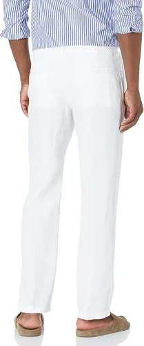 Miniatura 2 de Perry Ellis 100% Linen Drawstring Casual Pants for Men, Regular Fit, Lightweight (Waist Size 29-54 Big & Tall)
