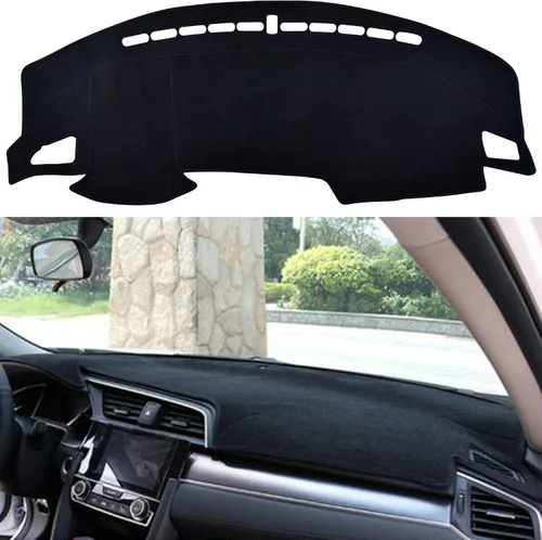 Miniatura 26 de SPEEDWOW Cubierta Alfombrilla para Tablero de Instrumentos Tapete Alfombra Compatible para Toyota Camry 2002-2006 Alfombrilla para Tablero Cubiertas