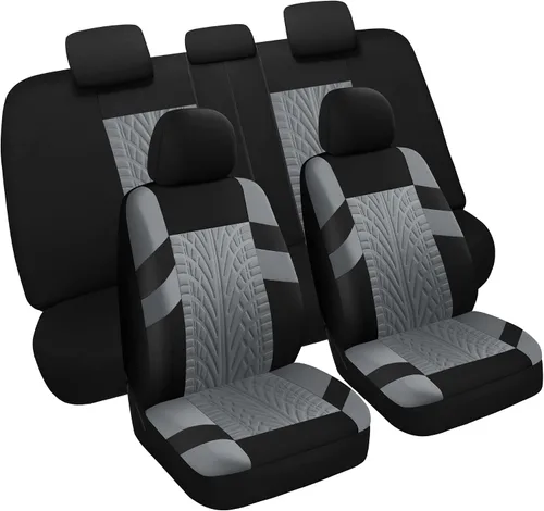 Miniatura 8 de VarCozy Fundas para Asientos de Coche Par Delantero, Fundas Universales de Tela para Asientos Delanteros de Coche, Fundas de Asiento Transpirables