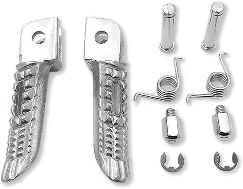 Miniatura 6 de MT390-025 - Reposapiés delantero negro compatible con Suzuki Gsx-R Gsxr 600 750 1000 2000-2011 Negro - fente