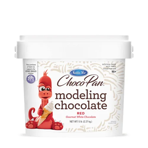 Miniatura 16 de Satin Ice ChocoPan - Chocolate blanco brillante para modelar (1 libra) para decoración de pasteles