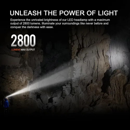 Miniatura 3 de ACEBEAM Linterna frontal de trabajo, H15 2.0 multifuncional 90 grados de ángulo recto linterna de cabeza 2800 lúmenes altos LED USBC recargable