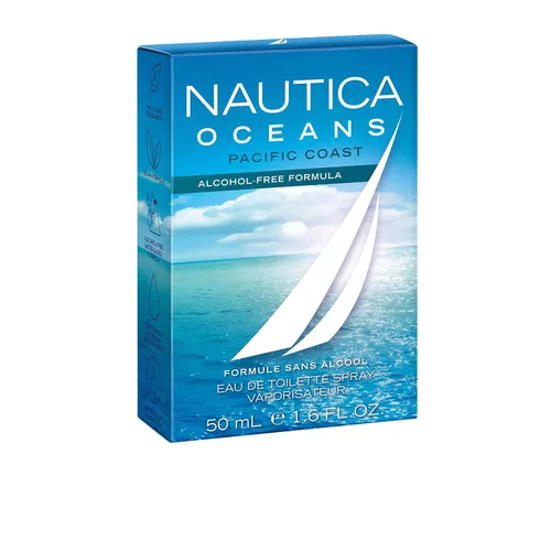 Miniatura 4 de Nautica Oceans Pacific Coast Eau de Toilette de 1.6 onzas líquidas (paquete de 1), notas de manzana, ciclamen y madera de ámbar, fragancia