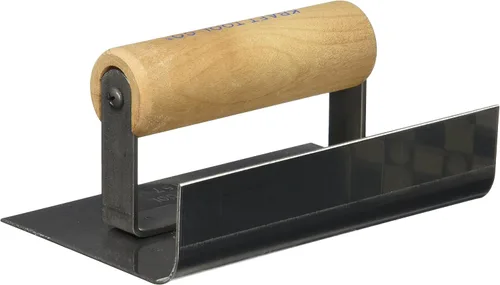 Miniatura 2 de Kraft Tool CF157 Herramienta de acera y acera de radio interior de 1/2 pulgada con mango de madera, 6 x 4 pulgadas