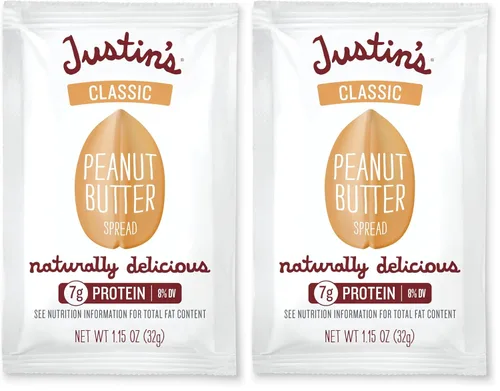 Miniatura 13 de Justin's - Mantequilla de maní con miel en paquetes para apretar, sin gluten, sin transgénicos, fuente responsable, paquete de 10
