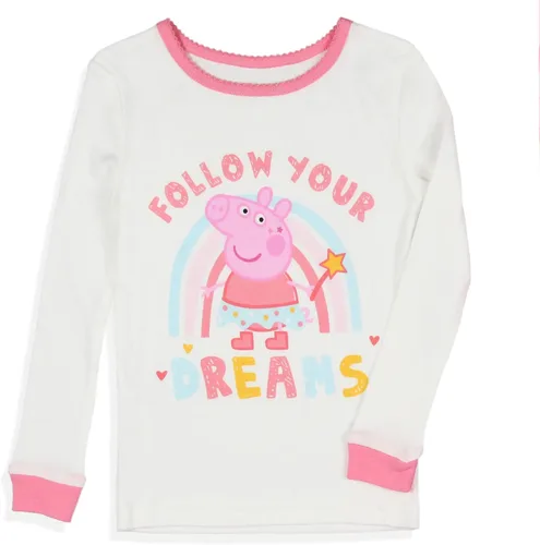 Miniatura 2 de Peppa Pig - Pijama para niñas pequeñas, conjunto de pijama de 2 piezas para niños, Multi colorido