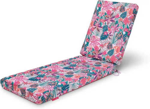 Miniatura 12 de Classic Accessories Vera Bradley - Cojín para tumbona de patio resistente al agua, 21 x 44 x 28 x 3 pulgadas, Happy Blooms, cojines de asiento