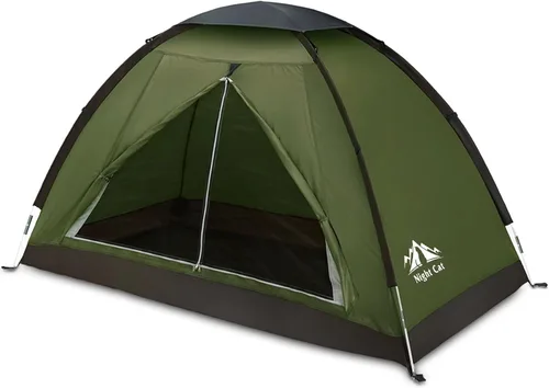 Night Cat Tienda de Campaña para Mochileros para Una o Dos Personas, Liviana, Impermeable, para Acampar, Senderismo, para Adultos, Niños, Scouts,