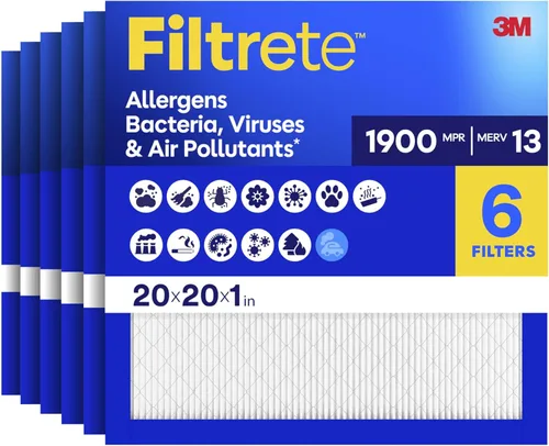 Miniatura 16 de Filtrete 17.5x23.5x1 filtro de aire para caldera/aire acondicionado, MERV 13, MPR 1900, Premium Allergen, Bacteria & Virus Filter, filtro de aire
