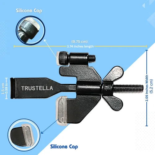 Miniatura 6 de Original Trustella - Cerradura de Puerta Portátil de Servicio Pesado - Dispositivo de Seguridad de Acero Inoxidable para Mayor Seguridad - Ideal