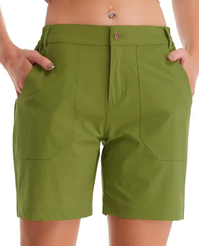 Miniatura 2 de MEETWEE Women's Hiking Cargo Shorts Quick Dry Travel Athletic Golf Short with Pockets Water Resistant