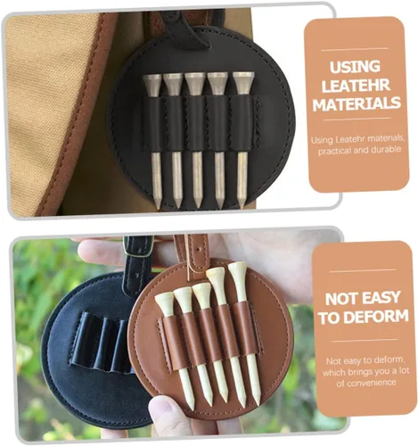 Miniatura 3 de INOOMP 4pcs Tee Holder Golf Llavero Golf Tee Carrier para Organizador Portátil Reutilizable Carrier