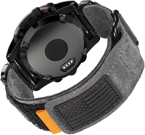 Miniatura 15 de Compatible con la Correa de Reloj Garmin, Correa Deportiva de Nylon Super Resistente con Diseño de Bucle Tejido, Banda de Reemplazo Dura
