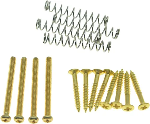 Miniatura 6 de KAISH Tornillos de altura para pastilla Humbucker americana, anillo de pastilla, tornillos de montaje para marco de contorno, muelles para pastillas