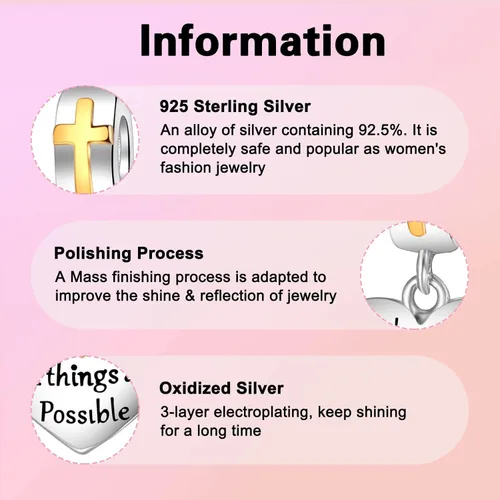 Miniatura 33 de Abalorios de plata de ley 925 con letras de la A ~ Z, para pulseras, collares, Día de San Valentín, Día de la Madre, joyería regalos para mujeres