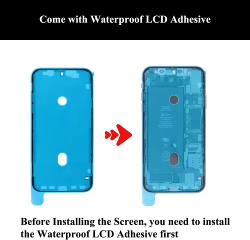 Miniatura 6 de Para iPhone 11 Auricular Reemplazo de altavoz y auricular Pieza de oído Sensor de luz de proximidad Cable flexible con herramientas de reparación