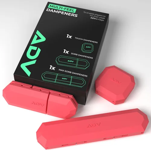 Miniatura 11 de ADV Tennis Amortiguador con tacto personalizado, paquete de 3, amortiguador de raqueta para reducir la vibración, aliviar los síntomas de lesiones