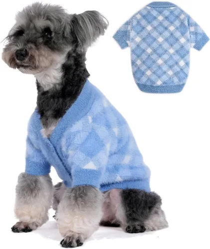 Miniatura 2 de Suéter para perro, suéteres para perros pequeños, ropa cálida y suave para mascotas para cachorros, gatos medianos y grandes, perros hembras