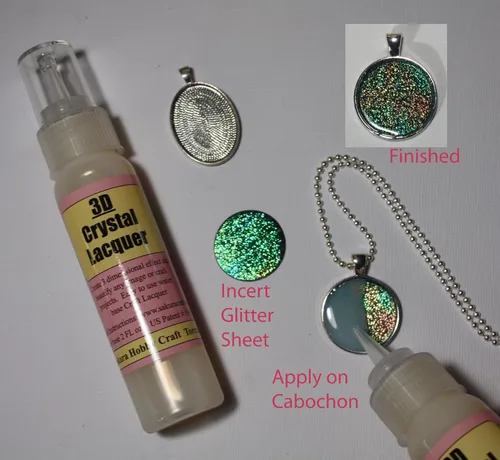 Miniatura 2 de Sakura Hobby 3D - Laca de cristal transparente de 2 onzas
