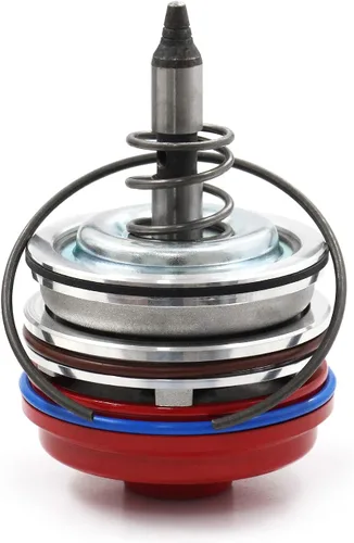 Miniatura 6 de Conjunto de Pistón de Servo de Alto Rendimiento con Cubierta y Anillo de Retención Compatible con Corvette 700R4 4L65E 4L70E 4L60E 1982-2014 Rojo